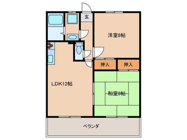 ド、エ－ルポテトの物件間取画像